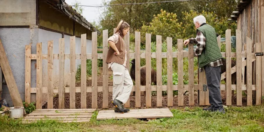 How to install a fence
